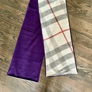 Burberry Purple/Nova Check Faded Scarf